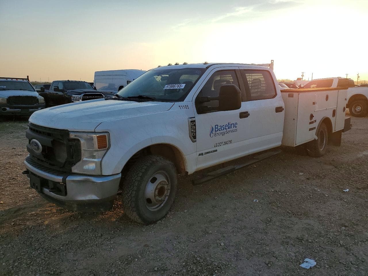 2021 FORD F350 SD 6.7L V8 TURBO DIESEL